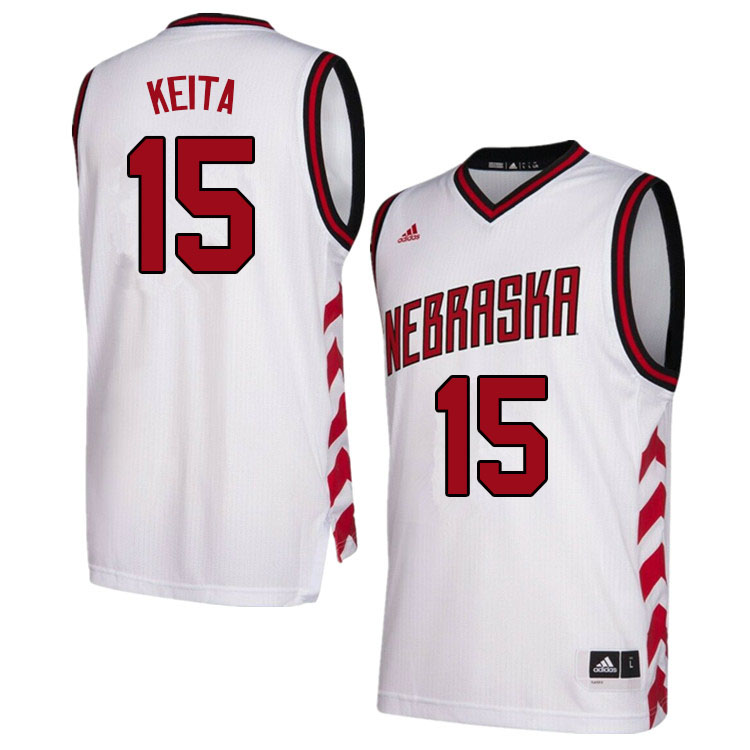 Men #15 Blaise Keita Nebraska Cornhuskers College Basketball Jerseys Sale-Hardwood - Click Image to Close